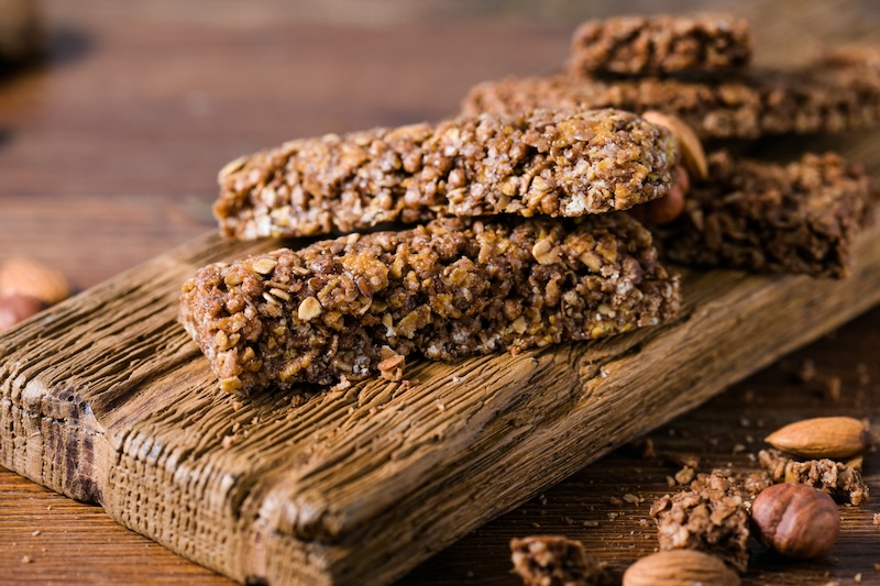Energibars med hampafrön och nötter