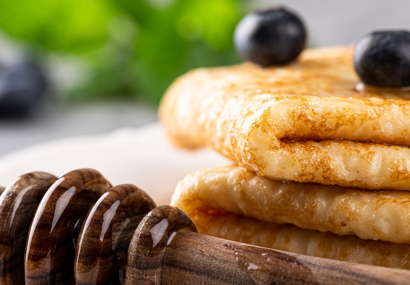 Proteinpannkakor med hampaprotein